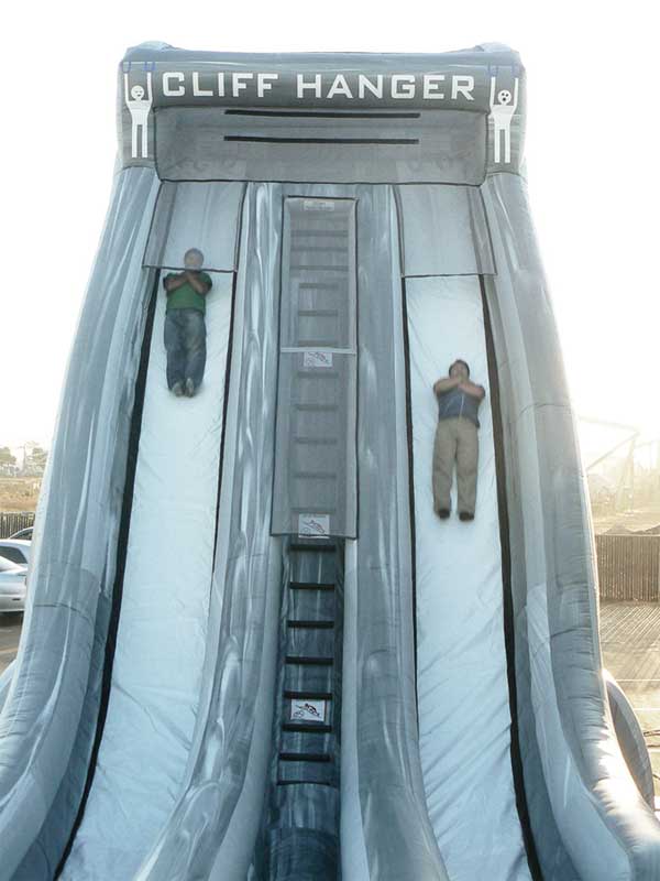 Inflatable Cliffhanger Drop Slide Rental Erie, PA